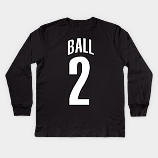 Lonzo Ball Pelicans Kids Long Sleeve T-Shirt